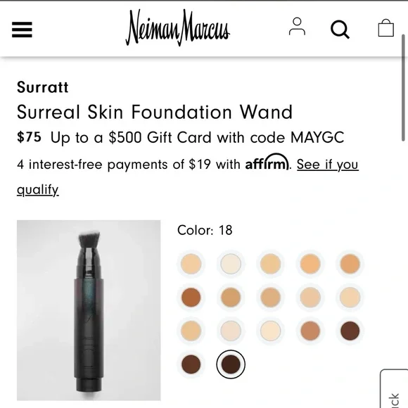 NIB Surratt Surreal Foundation Wand